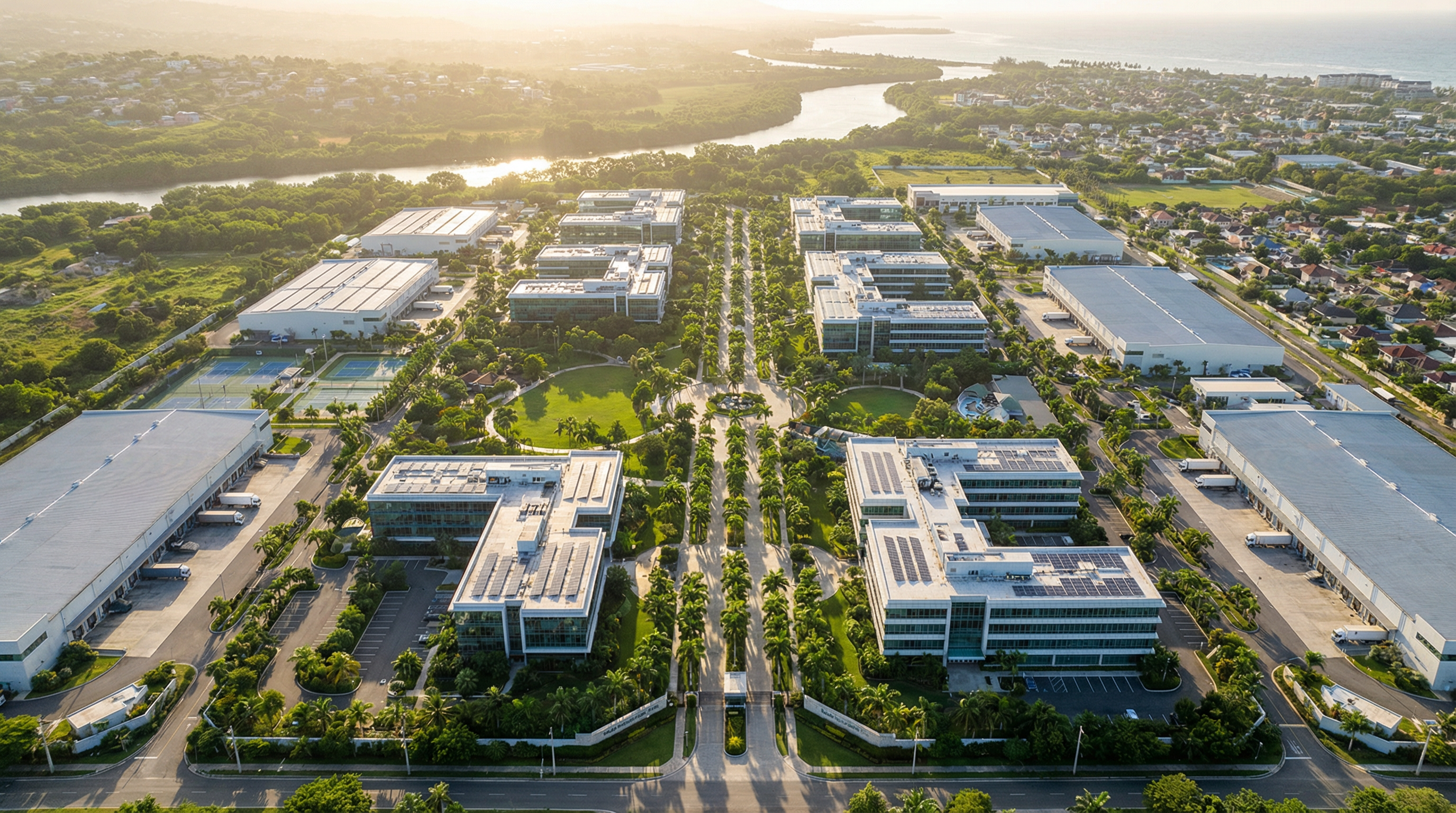 Valeo Innovation Park Aerial View
